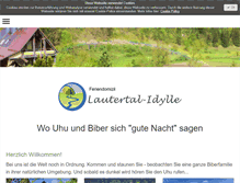 Tablet Screenshot of lautertal-idylle.de